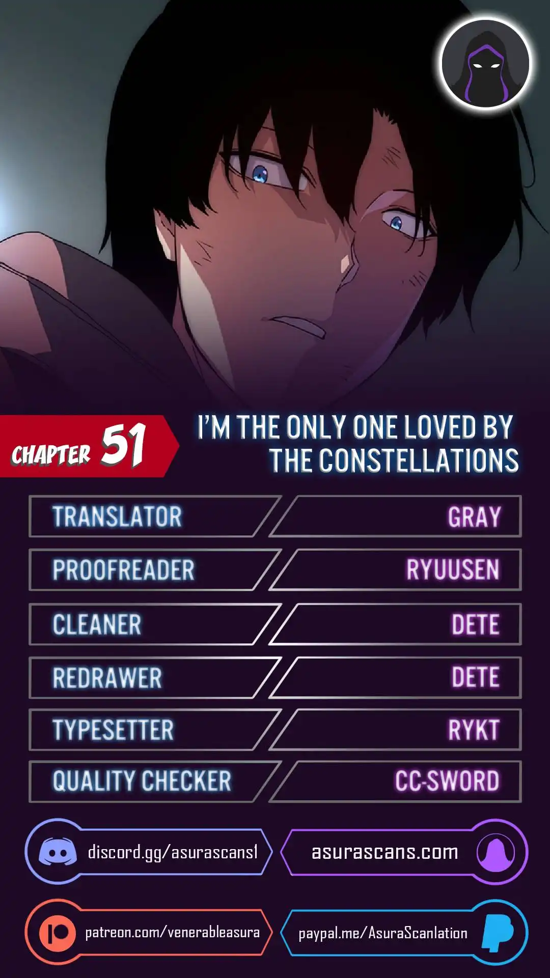 I'm the Only One Loved by the Constellations! Chapter 51 1